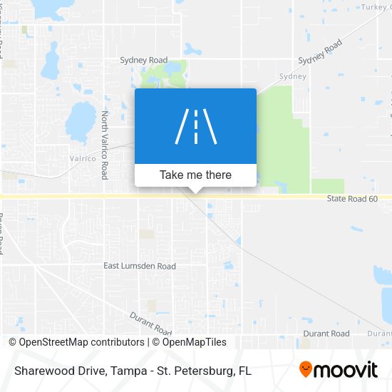Mapa de Sharewood Drive