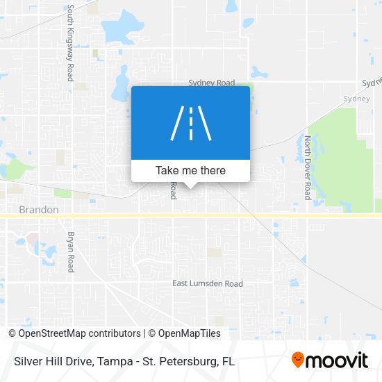 Silver Hill Drive map