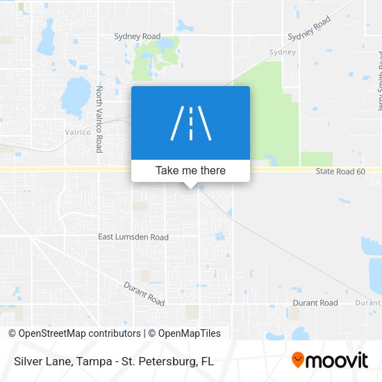 Silver Lane map