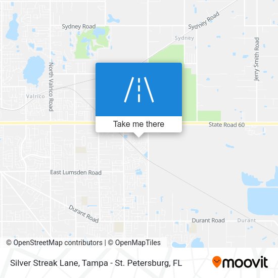 Mapa de Silver Streak Lane