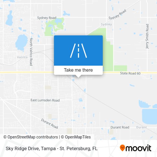 Mapa de Sky Ridge Drive