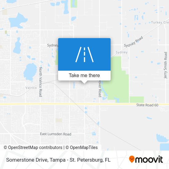 Somerstone Drive map