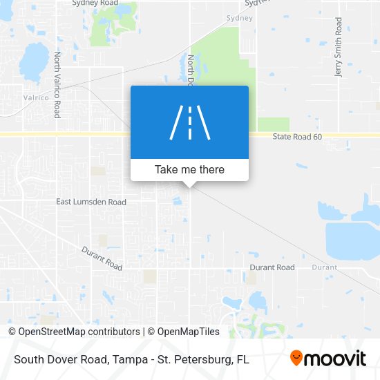 Mapa de South Dover Road