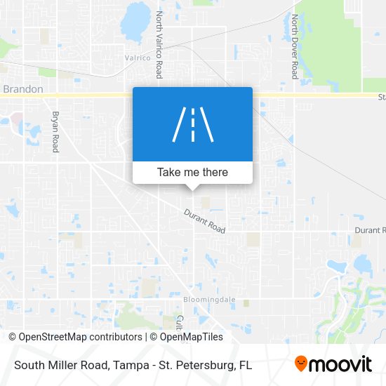 South Miller Road map