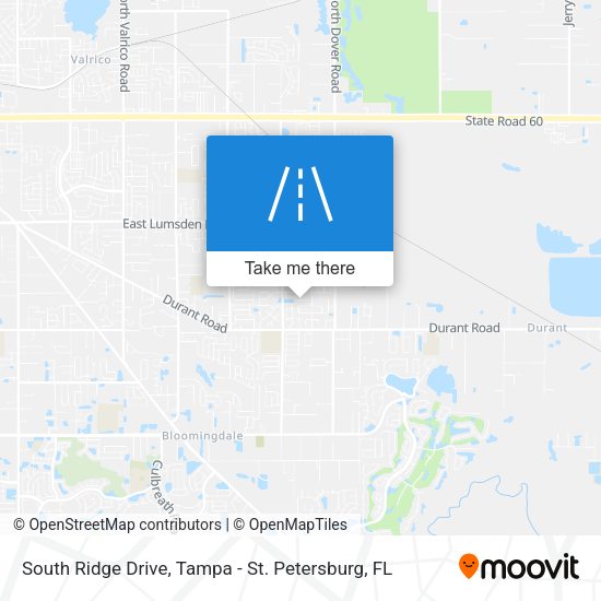 South Ridge Drive map