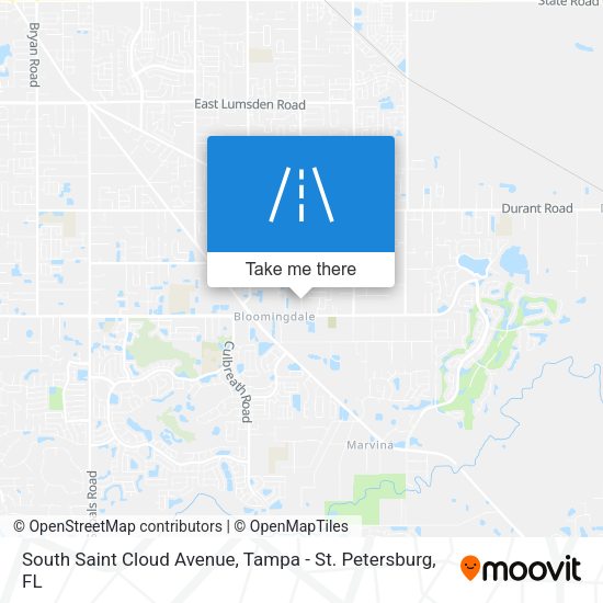 Mapa de South Saint Cloud Avenue
