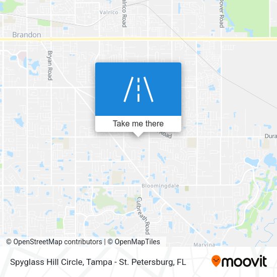 Spyglass Hill Circle map