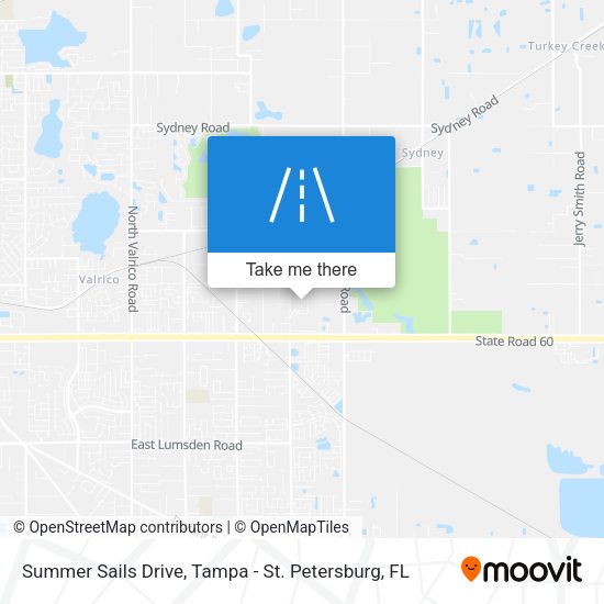 Summer Sails Drive map