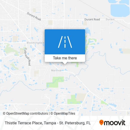 Thistle Terrace Place map