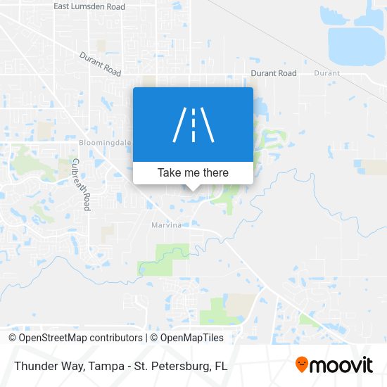 Thunder Way map