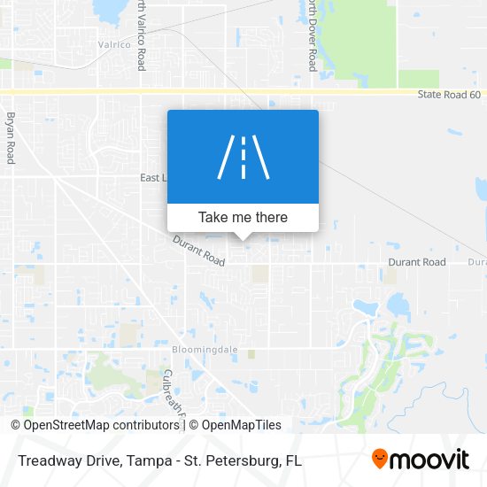 Treadway Drive map