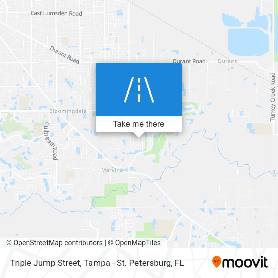 Triple Jump Street map