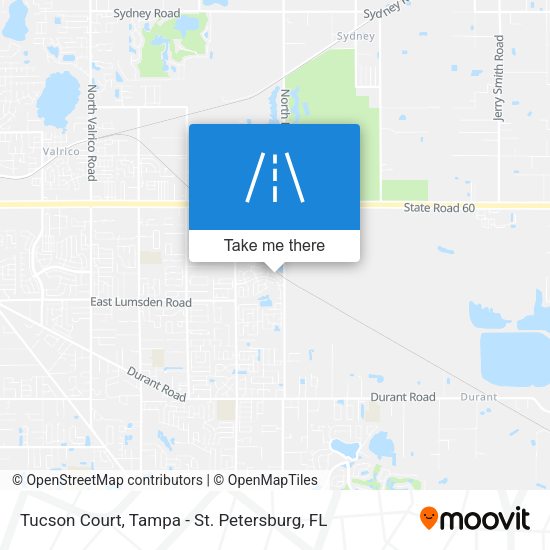 Mapa de Tucson Court