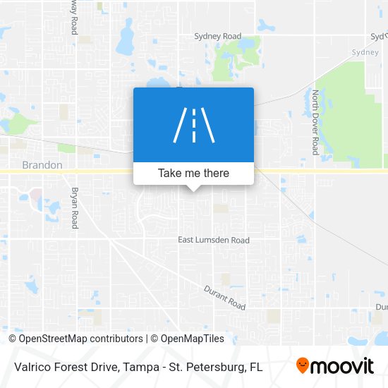 Mapa de Valrico Forest Drive