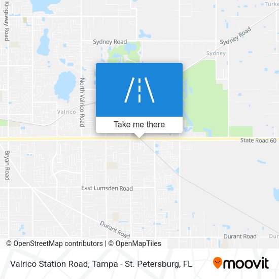 Valrico Station Road map