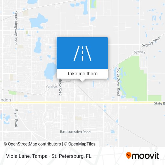 Mapa de Viola Lane