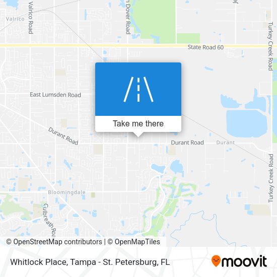 Whitlock Place map