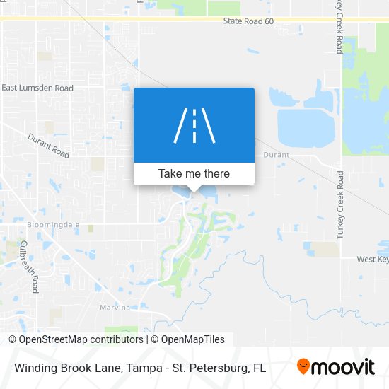 Mapa de Winding Brook Lane