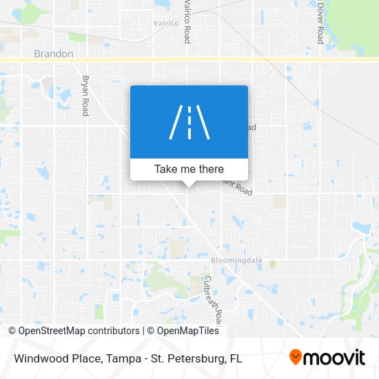 Windwood Place map