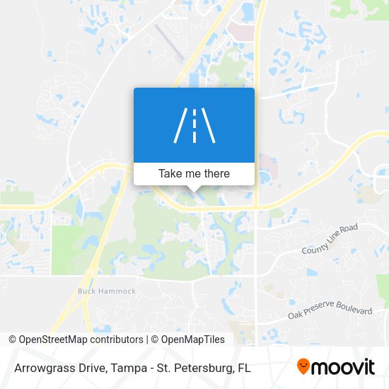 Arrowgrass Drive map