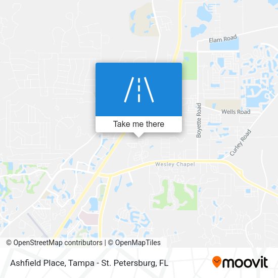 Mapa de Ashfield Place