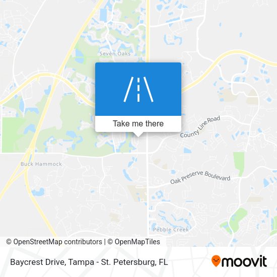 Baycrest Drive map