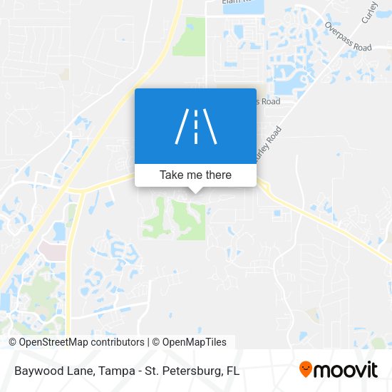 Baywood Lane map