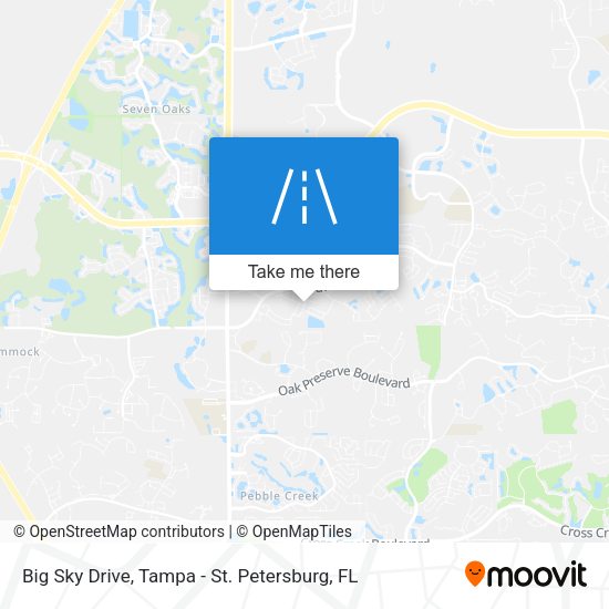 Big Sky Drive map