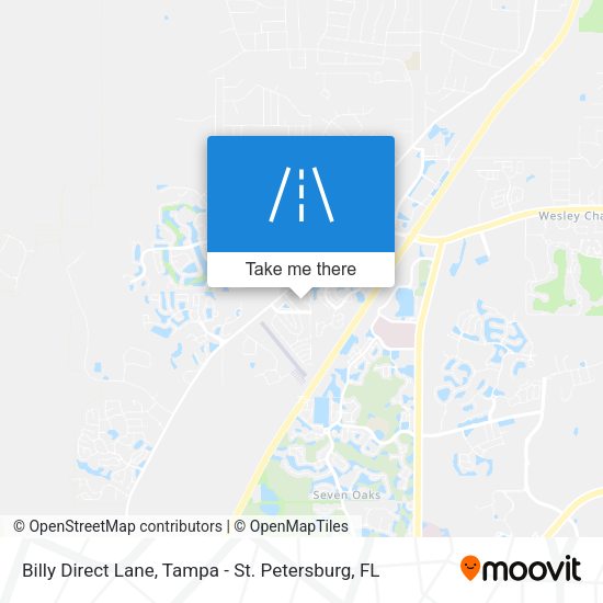 Mapa de Billy Direct Lane