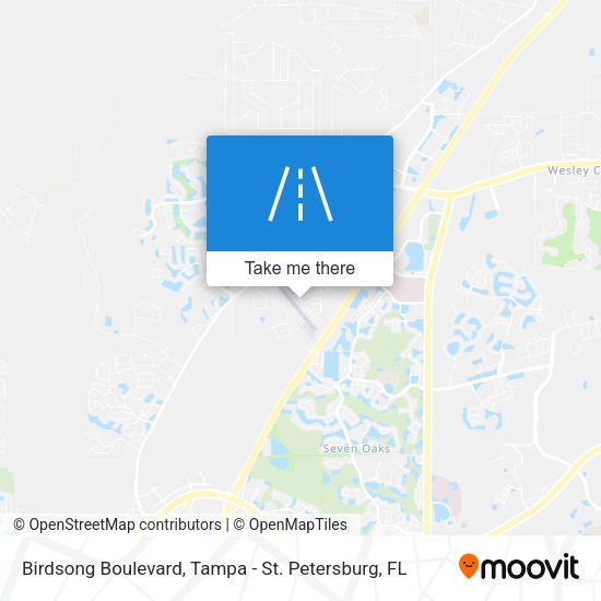 Birdsong Boulevard map