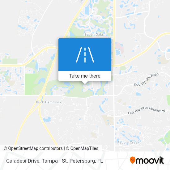 Mapa de Caladesi Drive