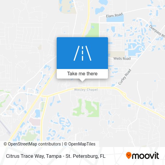 Citrus Trace Way map