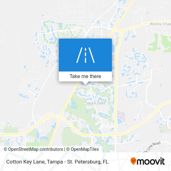 Mapa de Cotton Key Lane