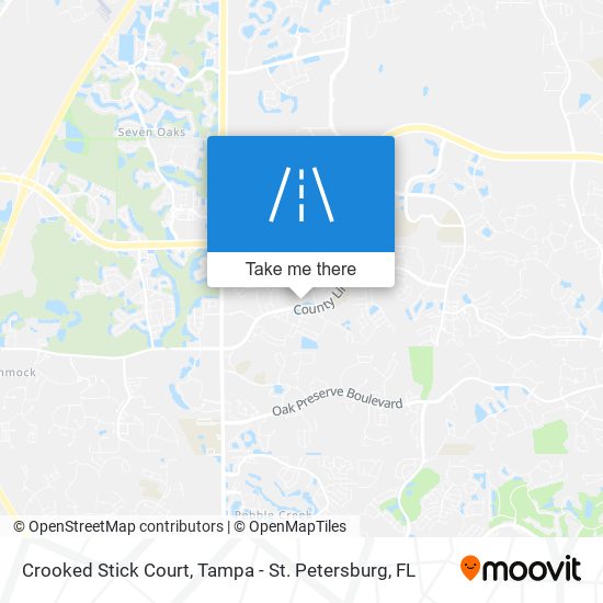 Mapa de Crooked Stick Court