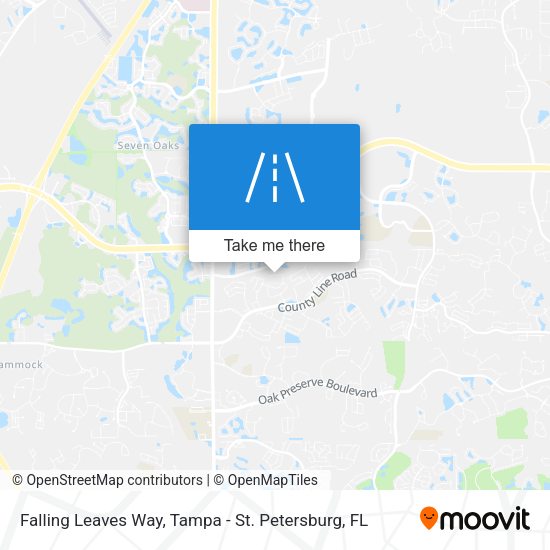 Falling Leaves Way map