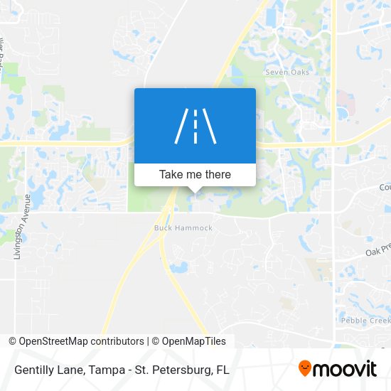 Mapa de Gentilly Lane