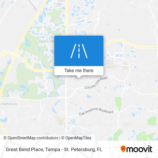 Great Bend Place map