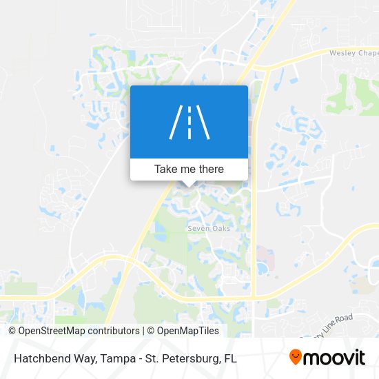 Hatchbend Way map