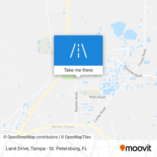 Mapa de Land Drive
