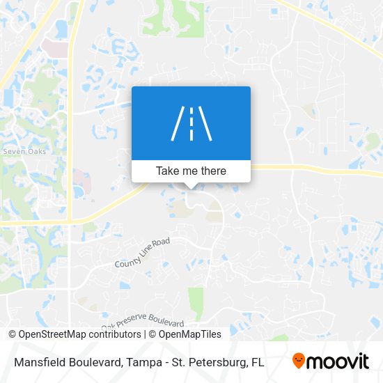 Mansfield Boulevard map