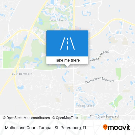 Mapa de Mulholland Court