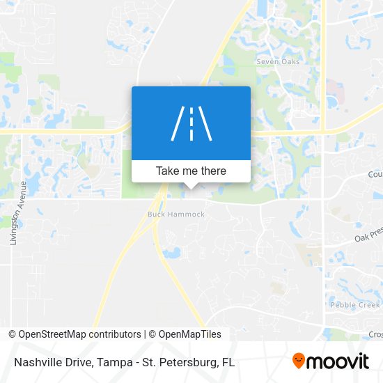 Mapa de Nashville Drive