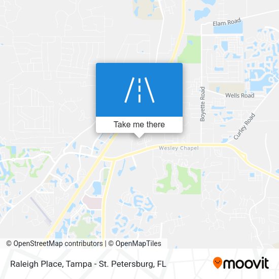 Raleigh Place map