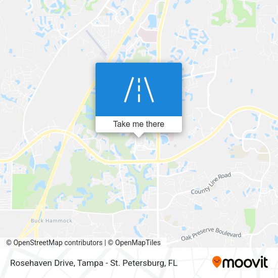 Rosehaven Drive map