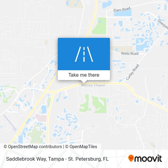 Mapa de Saddlebrook Way