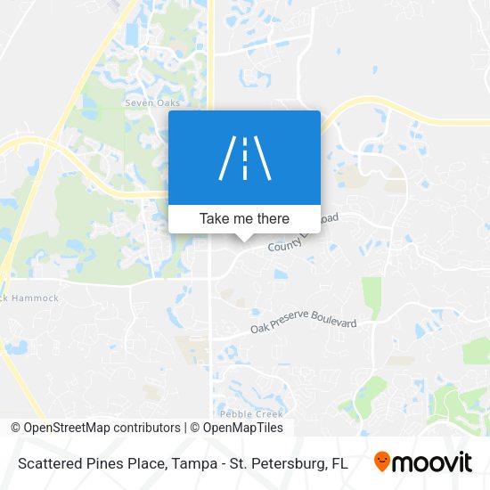 Mapa de Scattered Pines Place
