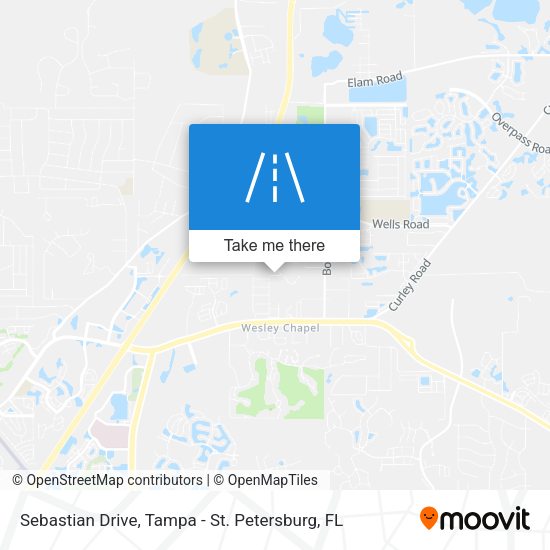 Sebastian Drive map