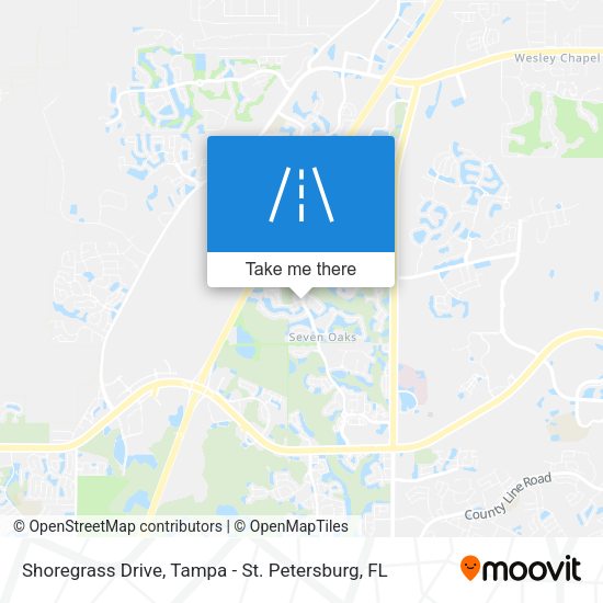 Shoregrass Drive map
