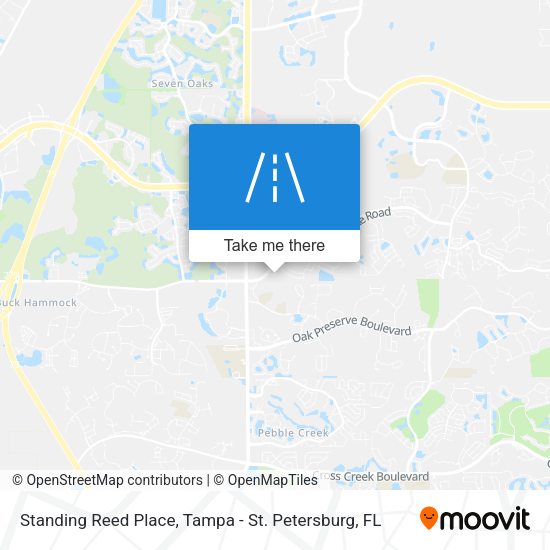Standing Reed Place map