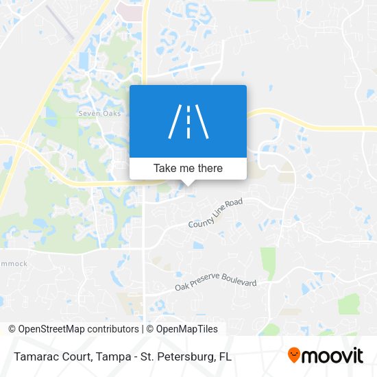 Tamarac Court map